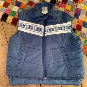 Vintage 70s/80s Ski Vest Large